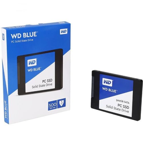حافظه اس اس دی وسترن دیجیتال مدل Blue با ظرفیت 500 گیگابایت