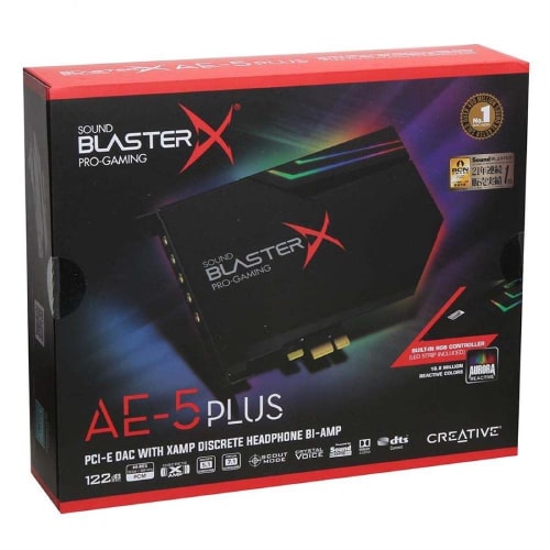 کارت صدا کریتیو مدل BlasterX-AE 5 Plus