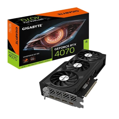 کارت گرافیک گیگابایت GIGABYTE GeForce RTX 4070 WINDFORCE OC 12G