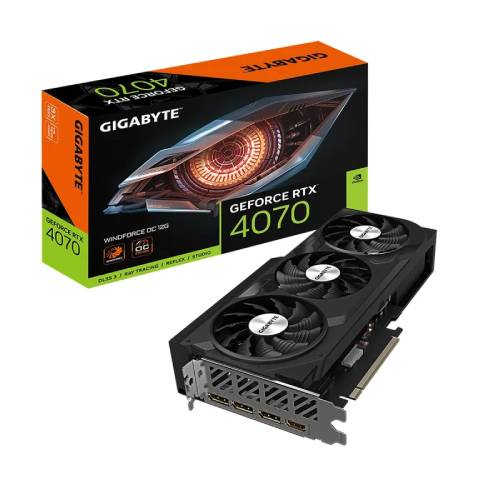 کارت گرافیک گیگابایت GIGABYTE RTX 4070 WINDFORCE 12GB OC