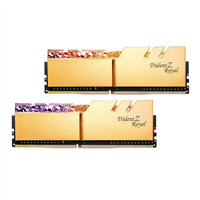 رم کامپیوتر G.SKILL Trident Z Royal GOLD 32GB (16GBx2) DDR4 3200MHz