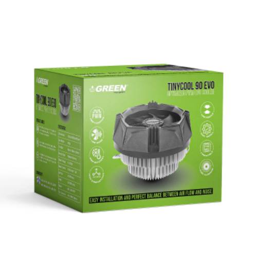 خنک کننده پردازنده بادی گرین مدل GREEN TINYCOOL 90 EVO