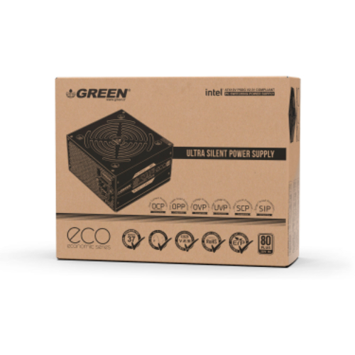 منبع تغذیه کامپیوتر گرین مدل GREEN GP450A-ECO