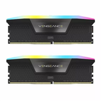 رم کامپیوتر کورسیر مدل CORSAIR VENGEANCE RGB BLACK 32GB (16GBx2) 5200MHz CL36