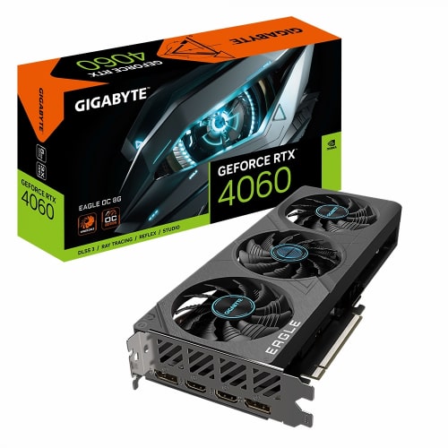 کارت گرافیک گیگابایت مدل GIGABYTE GeForce RTX 4060 EAGLE OC 8G