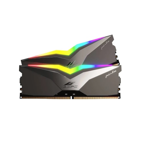 رم کامپیوتر OCPC PISTA RGB 32GB 16GBx2 4800MHz CL40 DDR5