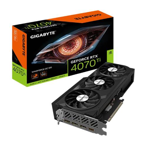 کارت گرافیک گیگابایت مدل GIGABYTE RTX 4070Ti WINDFORCE 12GB OC