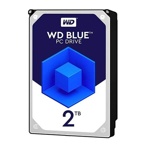 هارد دیسک اینترنال وسترن دیجیتال آبی ظرفیت 2 ترابایت